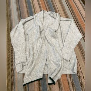 CeCe Grey Silver Sweater with Detachable Sweater